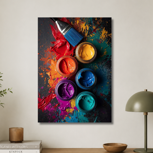 Paints wall poster