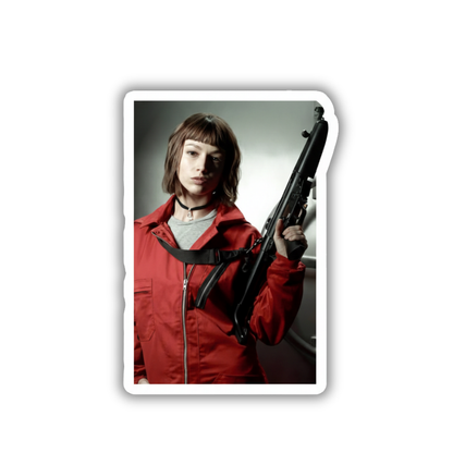 Tokyo with gun sticker