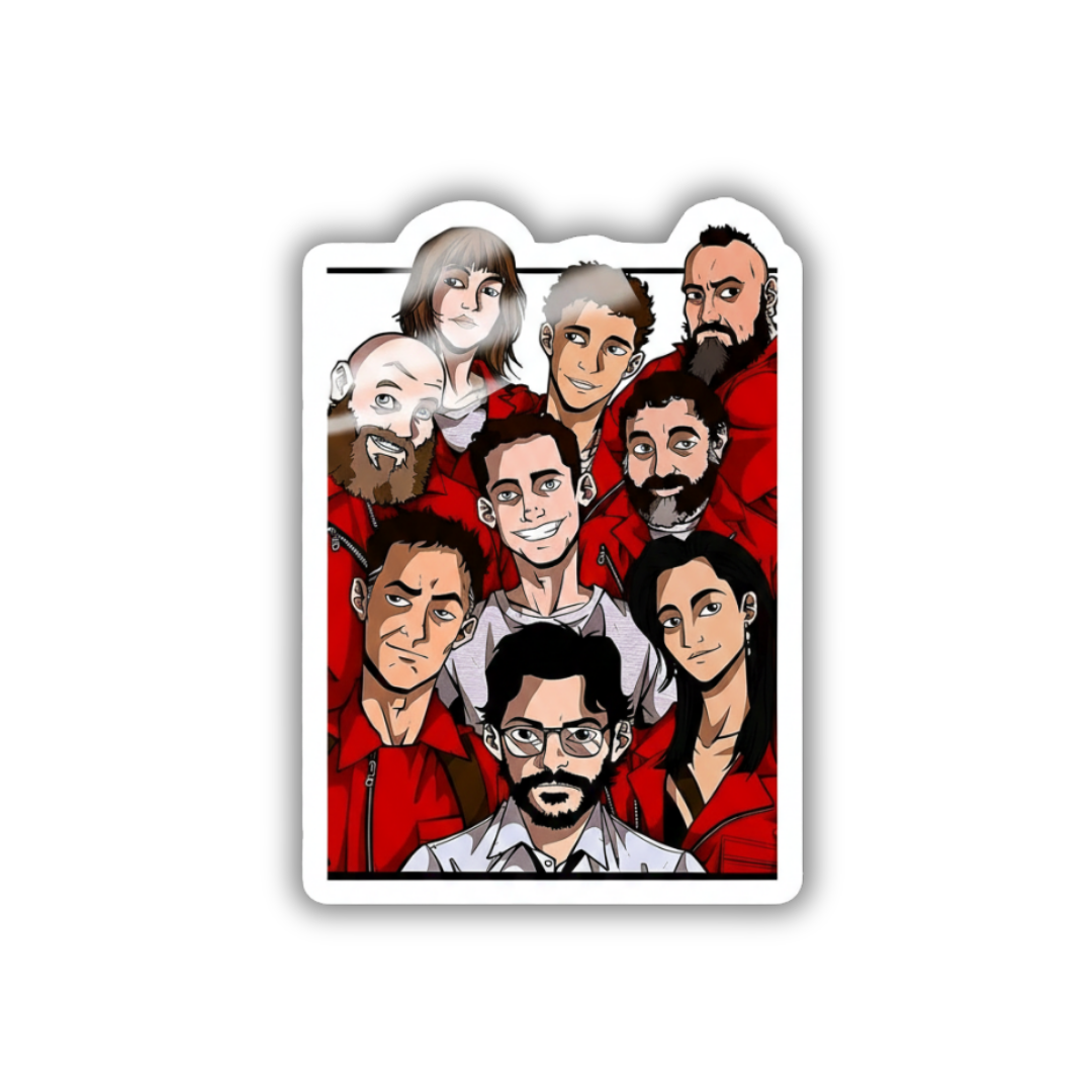 Money heist animate sticker