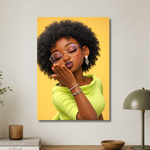 Black beauty wall poster