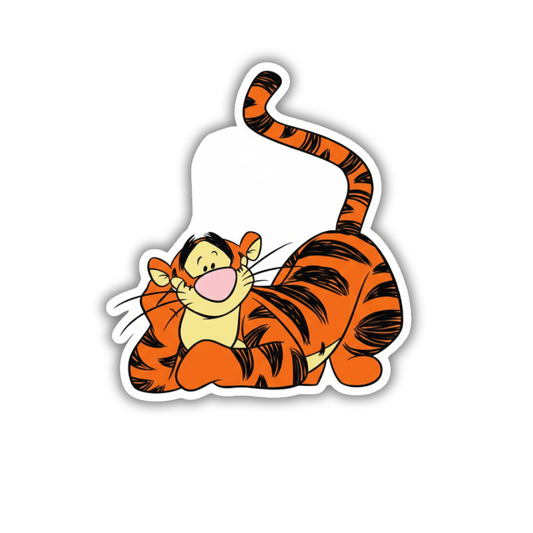 Lazy Winnie the Pooh sticker