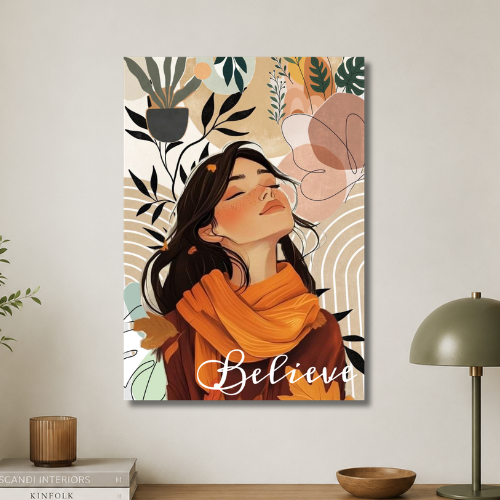 Believe wall poster