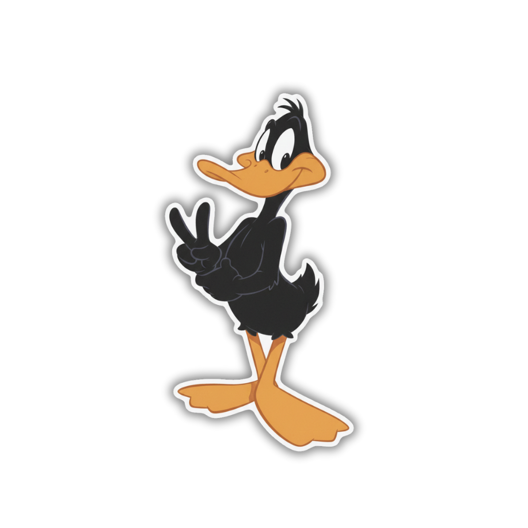 Daffy duck sticker