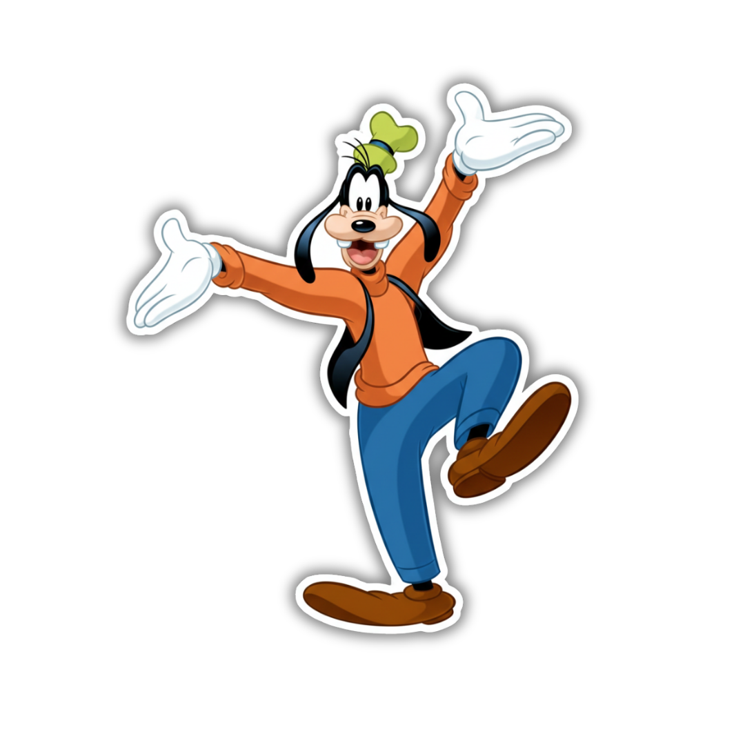 goofy sticker