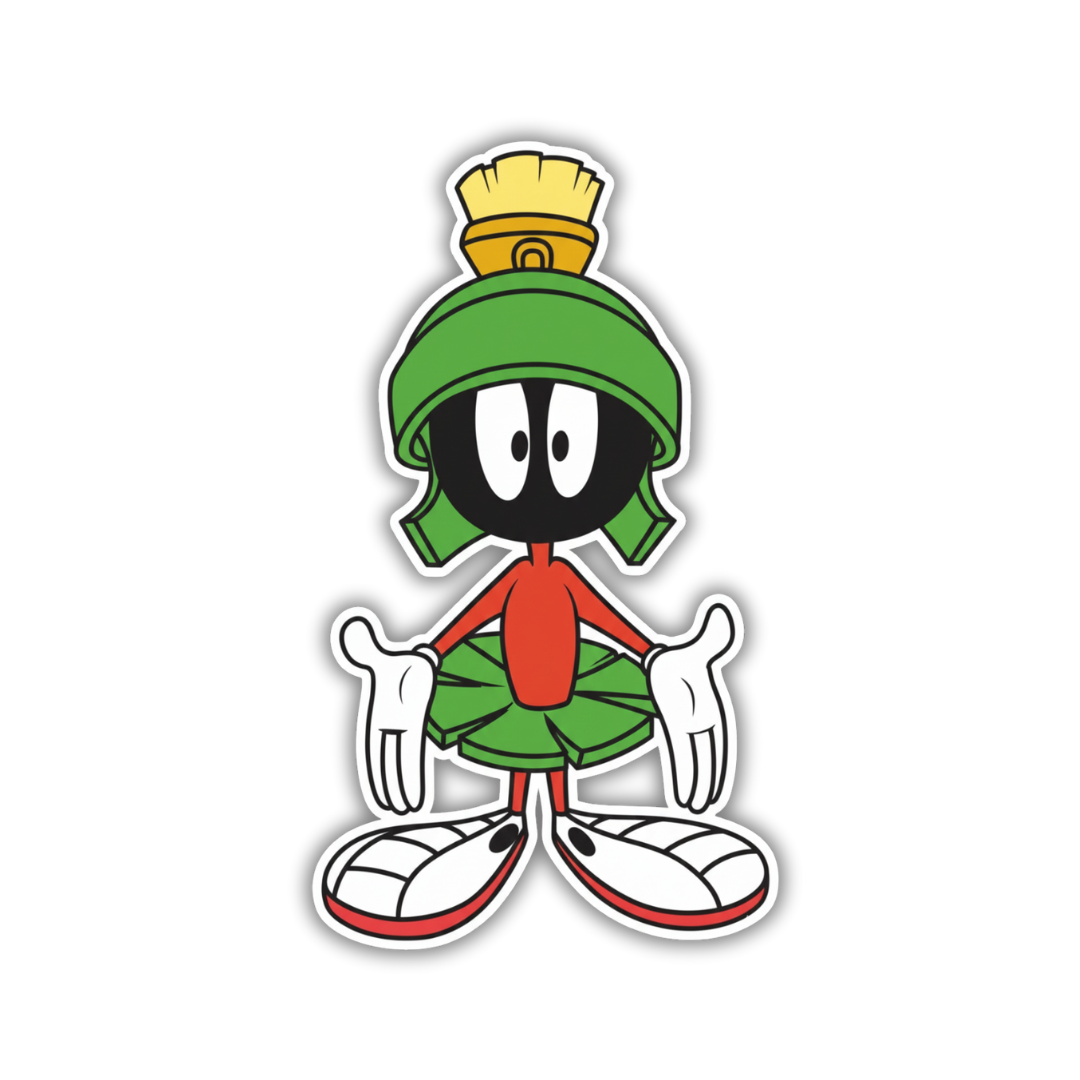 Marvin the martin sticker