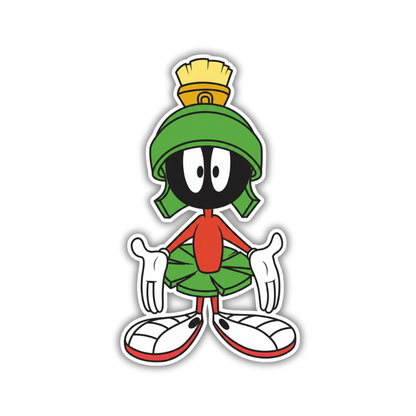 Marvin the martin sticker