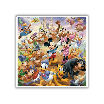 Mickey's world sticker