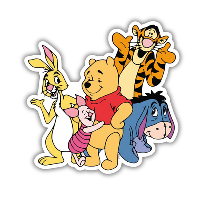 Pooh Squad Sticker