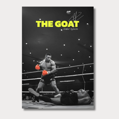 The GOAT Tyson wall poster