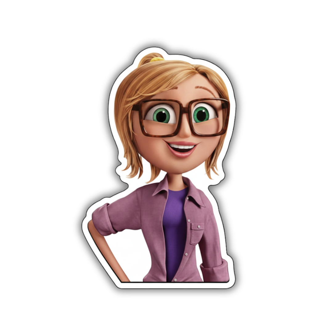Happy Hazel Sticker