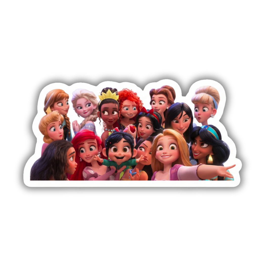 Barbie's friends sticker