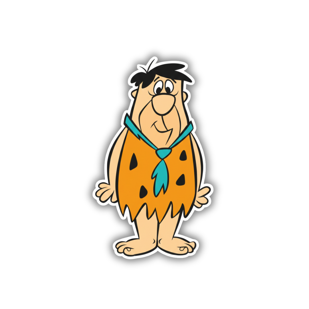 Fred flintstone sticker