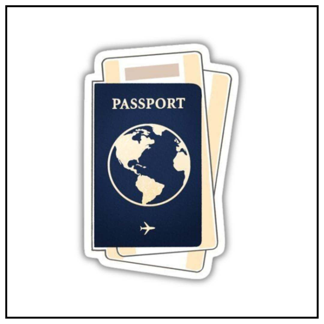 Travel Passport Sticker