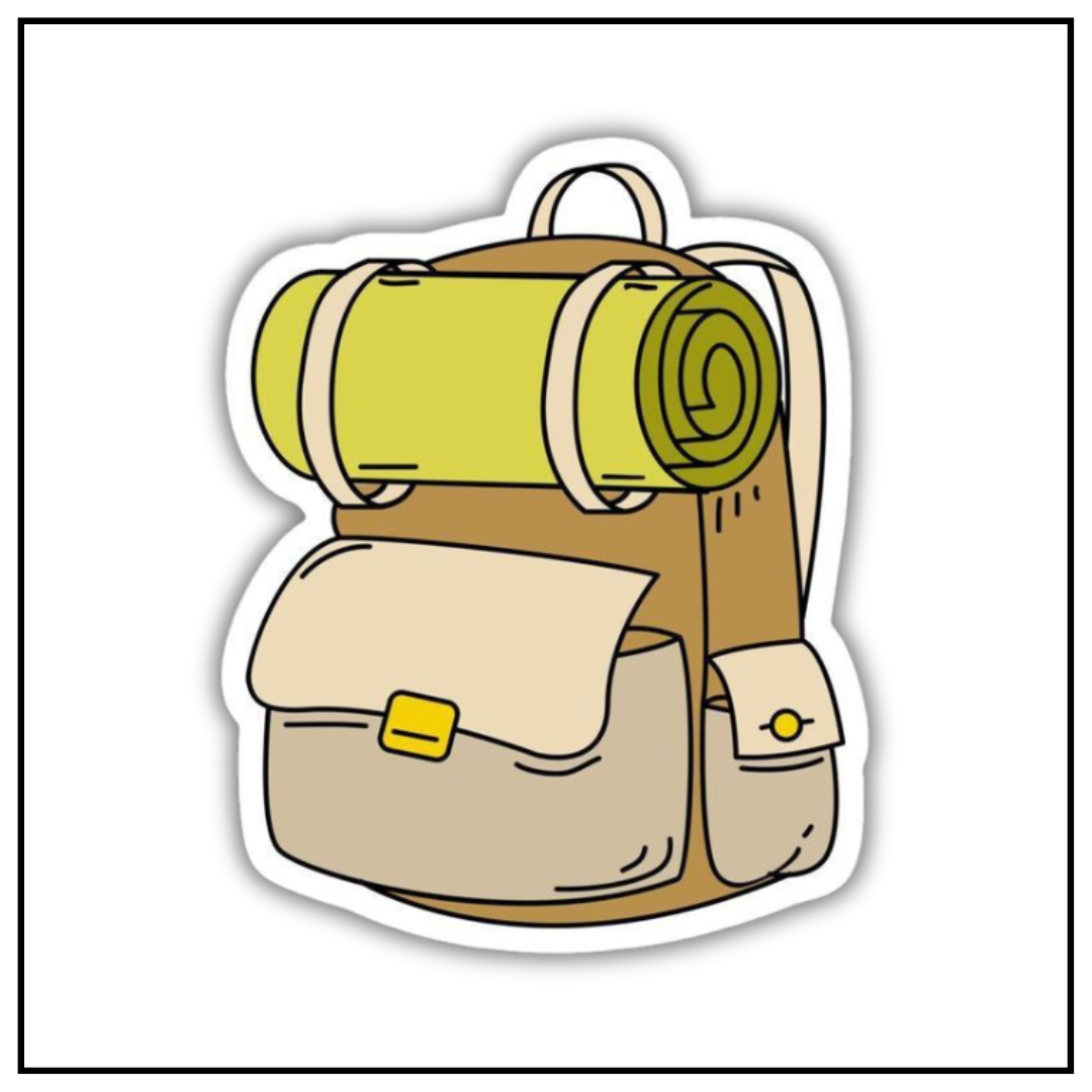 Travel Backpack Sticker