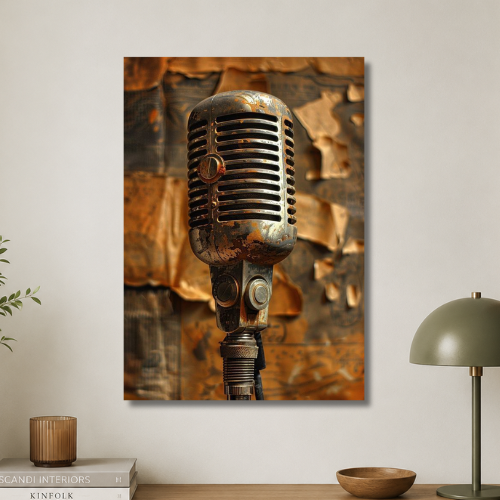 Mic wall poster