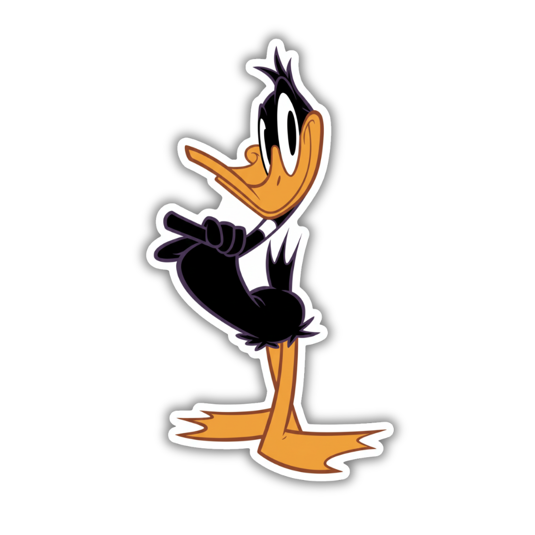 Daffy duck sticker