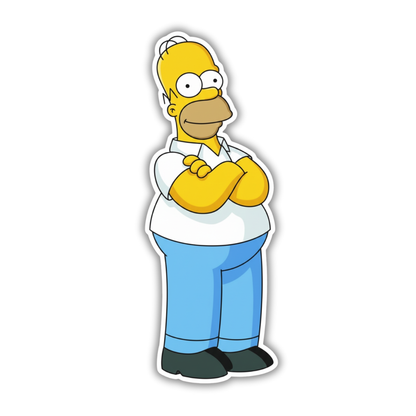 homer j.simpson sticker