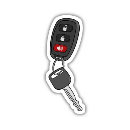 Car Key Sticker