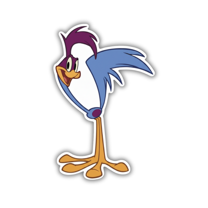 Road runner sticker