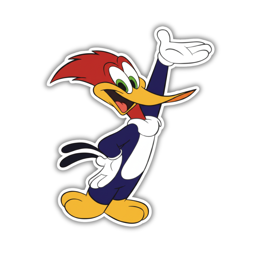 woody woodpecker sticker