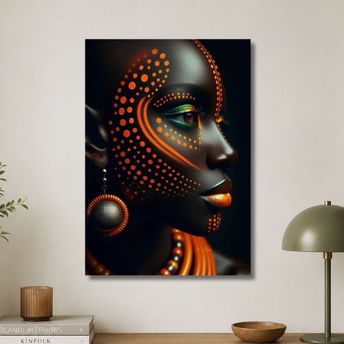 African lady wall poster