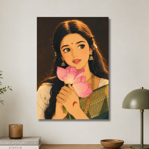 traditional beauty wall poster