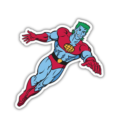 Captain planet sticker