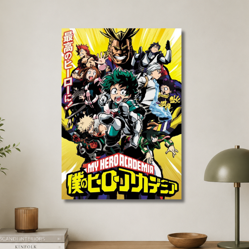 My hero academia wall poster