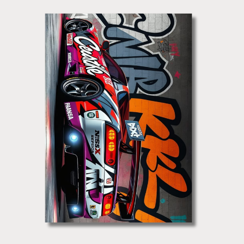 Asphalt Art wall poster