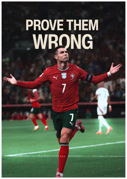 Cristiano Ronaldo Wall Poster Collection (Set of 8)