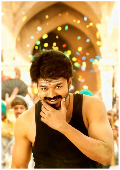 Thalapathy Vijay Wall Poster Collection (Set of 8)
