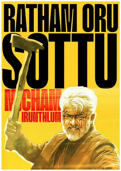 Thala Ajith Wall Poster Collection (Set of 8)