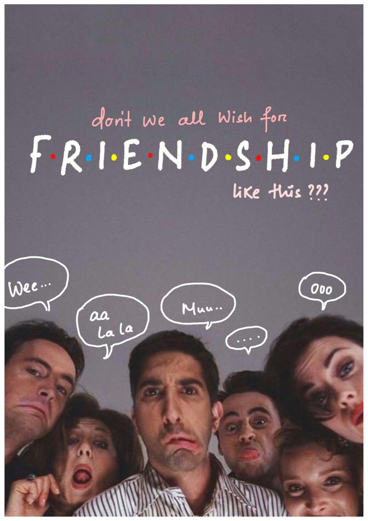 F.R.I.E.N.D.S Wall Poster Collection (Set of 8)
