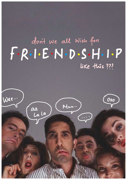 F.R.I.E.N.D.S Wall Poster Collection (Set of 8)