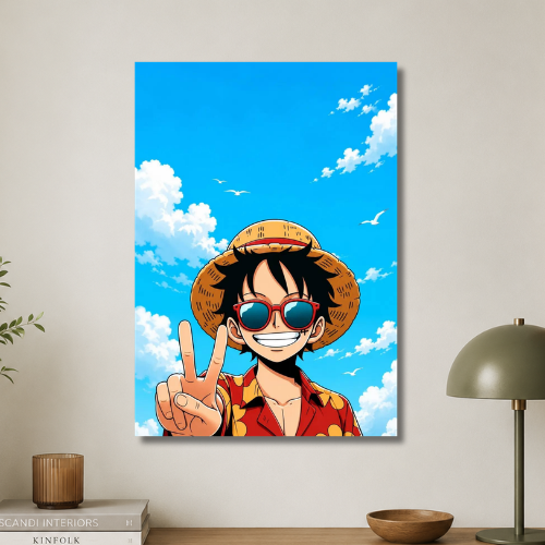 Monkey D.luffy the smile wall poster