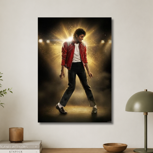 Michael jackson:on stage wall poster