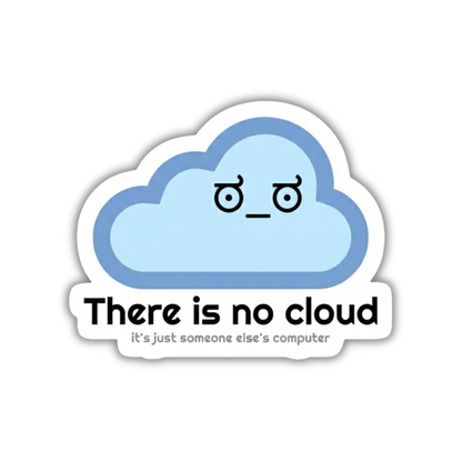There is no cloud sticker