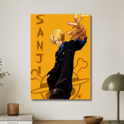 Sanji: with cigar wall poster