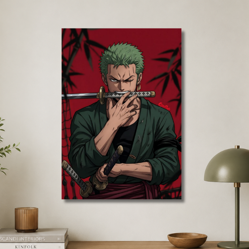 Zoro: one piece wall poster