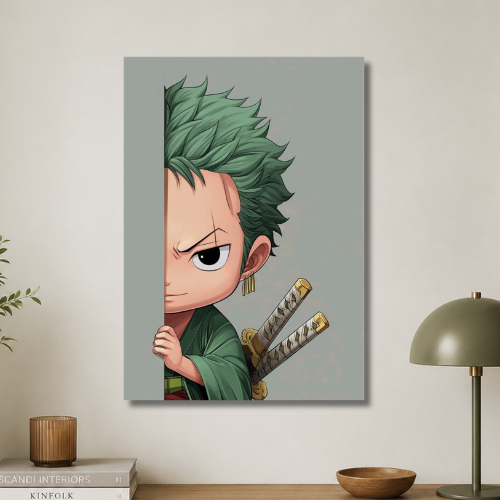 Zoro: the cartoon wall poster