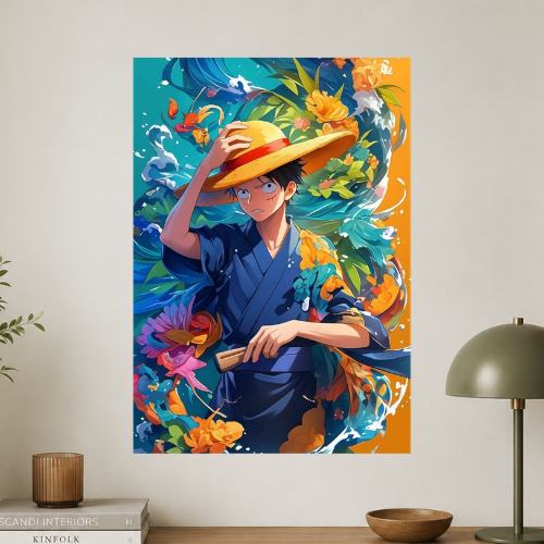 Monkey D.luffy the epic wall poster