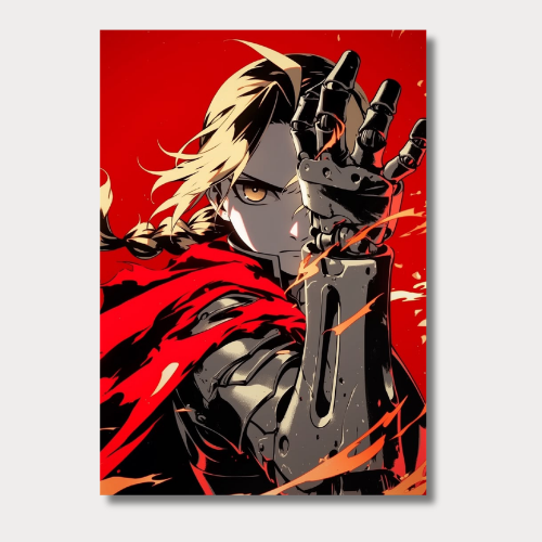 Fullmetal alchemist: edward elric wall poster
