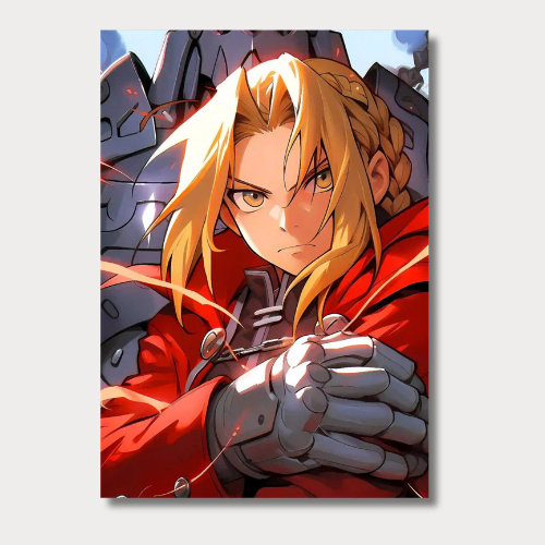 Fullmetal alchemist: edward elric the bold wall poster