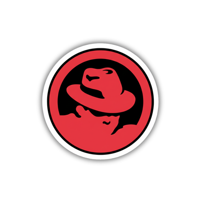The Admin's Fedora sticker