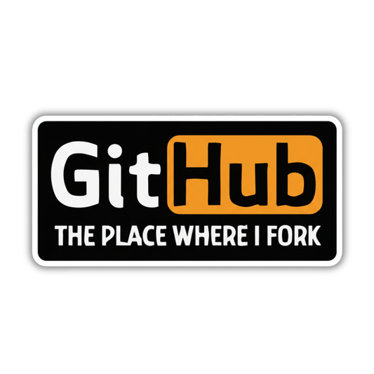 Github Place where I fork sticker