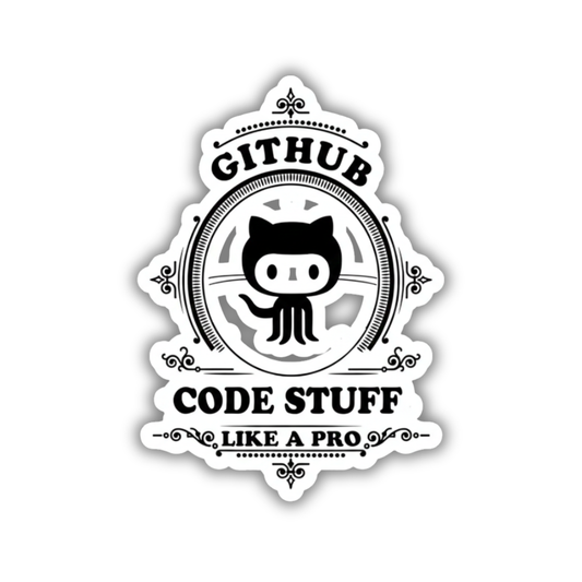 Git hub code stuff like pro sticker