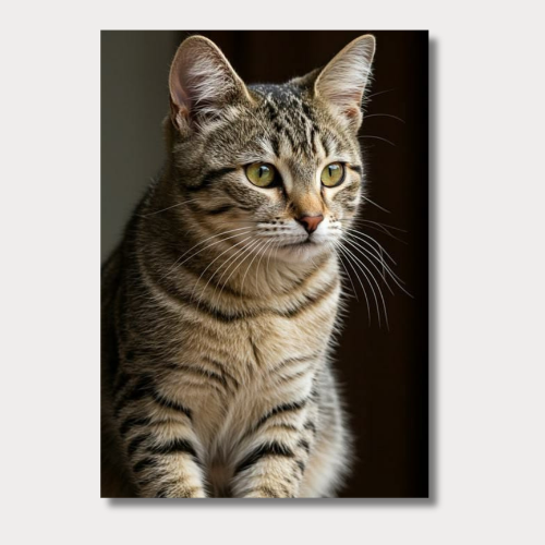 tabby cat wall poster