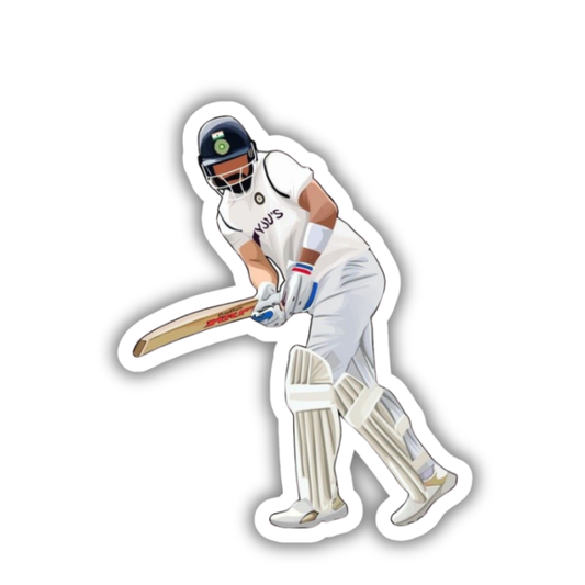 Virat Kohli in test sticker