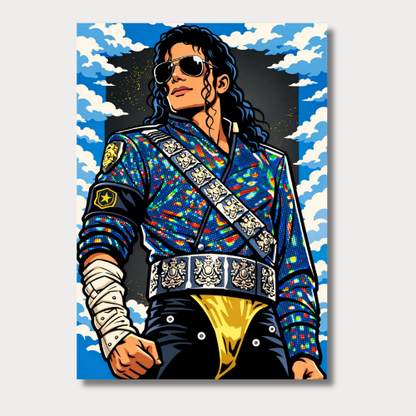 Michael Jackson v6 wall poster