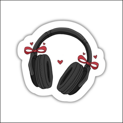 Cute Headset Sticker
